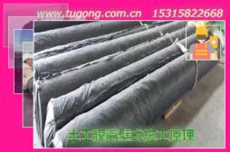 土工膜離壁式施工原理