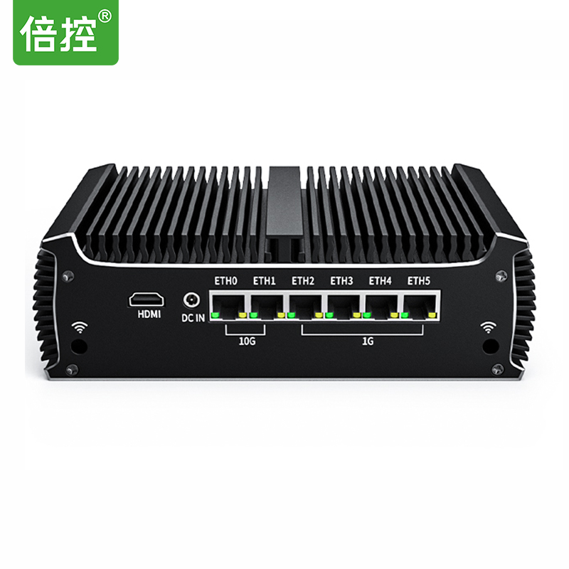 倍控G25B-萬兆R(shí)OS軟路由多網(wǎng)卡工控機(jī)